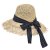 Stråhatt - Gårda Dubrovnik Sun Hat (natur/svart)