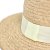 Stråhatt - Gårda Positano Fedora (natur/beige)