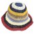 Stråhatt - Gårda Sorrento Bucket hat (mörk multi)
