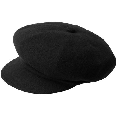 Gubbkeps / Flat cap - Kangol Wool Spitfire (svart)
