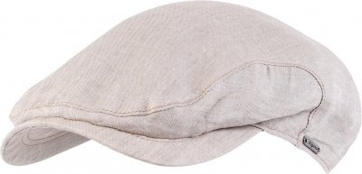 Gubbkeps / Flat cap - Wigéns Ivy Classic Linen Cap (khaki)