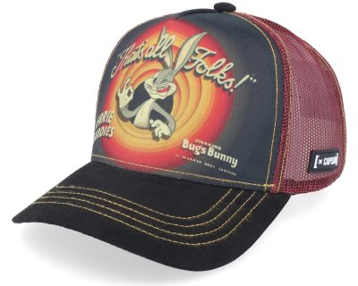 Keps - Capslab Looney Tunes Bugs Bunny (svart/röd)
