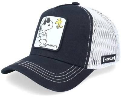 Keps - Capslab Peanuts Snoopy (svart/vit)