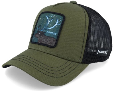 Keps - Capslab Fantastic Beasts Forest Trucker (mörkgrön/svart)