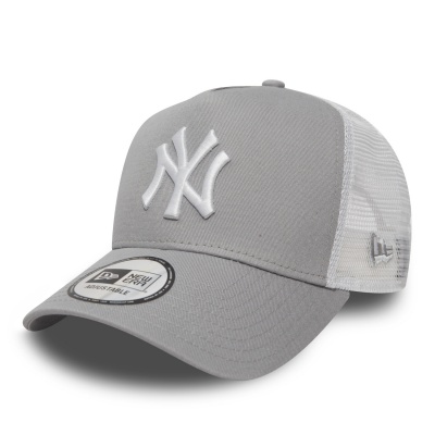 Keps - New Era New York Yankees 9FORTY Trucker (grå/vit)