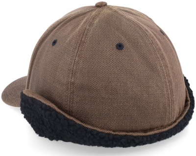 Keps - John Deere Oil Cotton Sherpa Lining (brun)