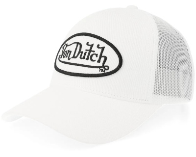 Keps - Von Dutch Oval Patch Trucker (vit)