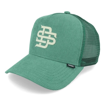 Keps - Djinns HFT Cap CordFelt Trucker (grön)