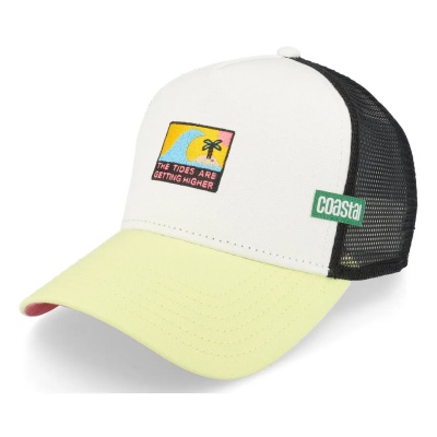 Keps - Coastal HFT HigherTides Trucker (vit/gul/svart)