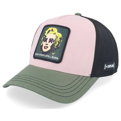 Keps - Capslab Art Dead Star Cap (rosa/grön/svart)