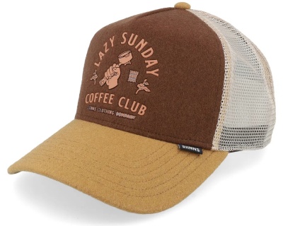 Keps - Djinns HFT Cap Lazy Barista Trucker (beige/brun/creme)