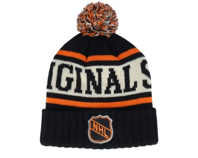 Mössor - American Needle NHL Pillow Line Knit (svart/vit/orange)