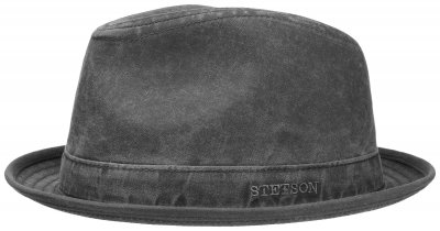 Hattar - Stetson Player Organic Cotton (svart-grå)