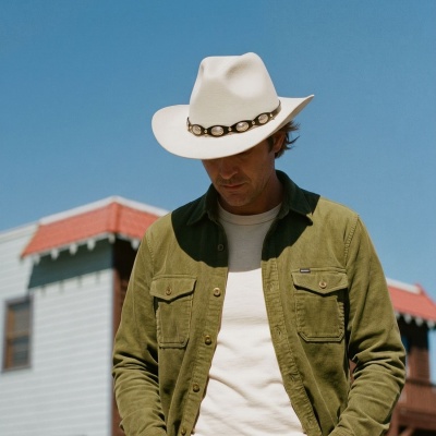 Hattar - Gårda Pueblo Cowboy (vit)