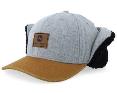 Keps - John Deere Winter Cap (grå/beige/svart)