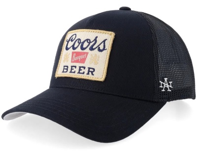 Keps - American Needle Coors Beer Trucker (svart)