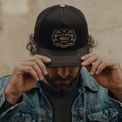 Keps - Black River Midnight Trucker (svart)