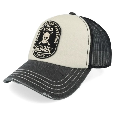 Keps - Von Dutch Speedway Brand Fastening Trucker (offwhite/svart)