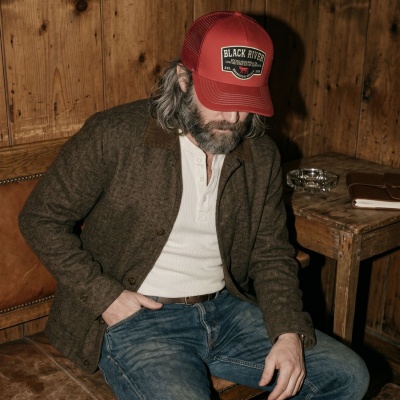 Keps - Black River Foundry Trucker (röd)