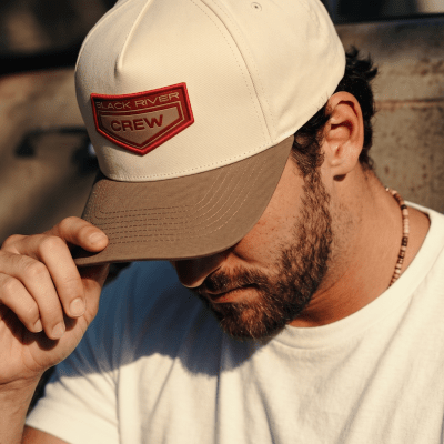 Keps - Black River Crew Cotton Snapback (offwhite/khaki)