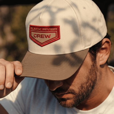 Keps - Black River Crew Cotton Snapback (offwhite/khaki)