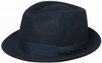 Hattar - Gårda Padua Trilby Wool Hat (marinblå)