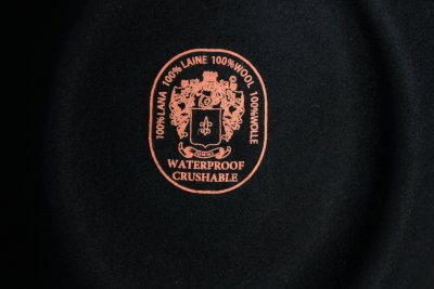 Hattar - Gårda Asolo Pork Pie Wool Hat (svart)