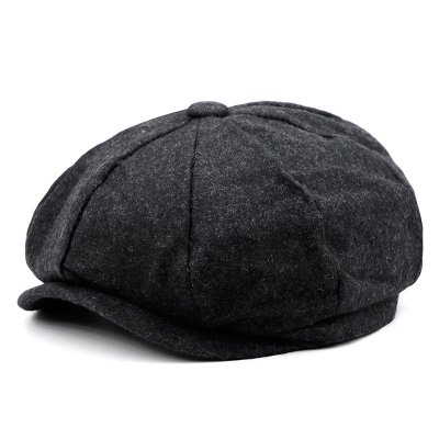 Gubbkeps / Flat cap - Gårda Weston Newsboy Cap (mörkgrå)