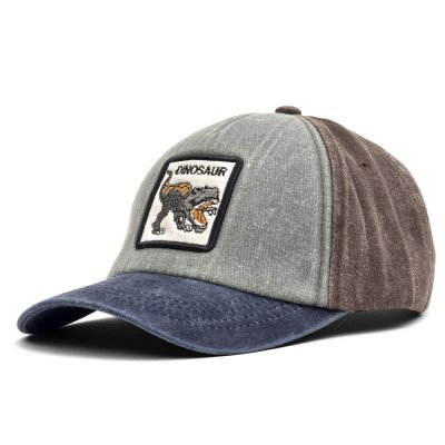 Keps Barn - Gårda Dinosaur Cap (grå/brun/blå)