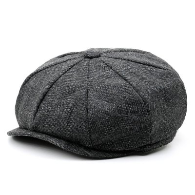 Gubbkeps / Flat cap - Gårda Weston Newsboy Cap (grå)