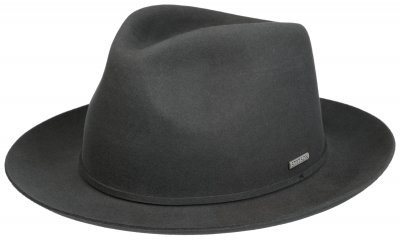 Hattar - Stetson Fedora Softfelt (grå)