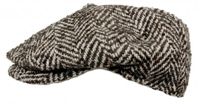 Gubbkeps / Flat cap - Gårda Venice Wool Newsboy Cap (brun/beige)