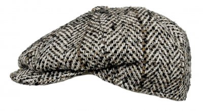 Gubbkeps / Flat cap - Gårda Venice Wool Newsboy Cap (beige/multi)
