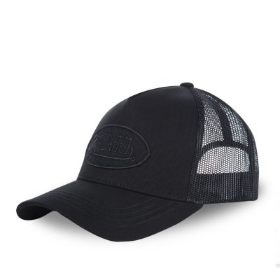 Keps - Von Dutch Oval Patch Trucker (svart)