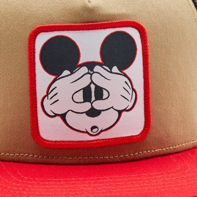 Keps - Capslab Disney Mickey Mouse (brun/röd/svart)