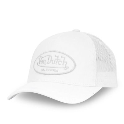 Keps - Von Dutch Oval Patch Trucker (vit)