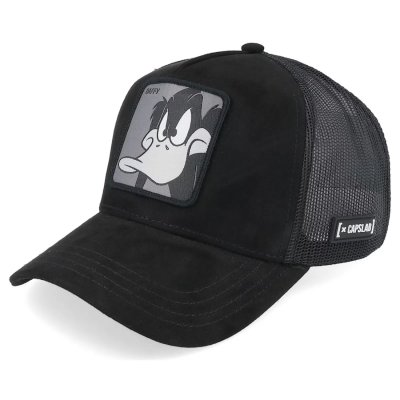 Keps - Capslab Looney Tunes Daffy Duck DUC Trucker (svart)