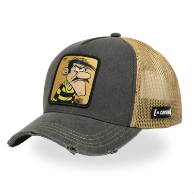 Keps - Capslab Lucky Luke Joe Trucker (grå/beige)