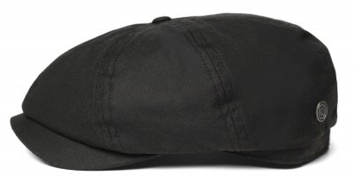 Sixpence / Flat cap - Jaxon Hats British Millerain Waxed Cotton Flat Cap (sort)