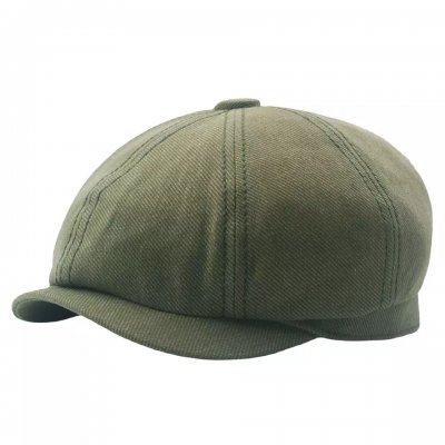 Gubbkeps / Flat cap - Gårda Carnew Newsboy Cap (grön)