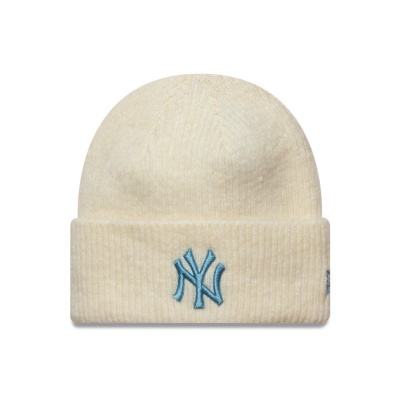 Mössor - New Era New York Yankees Beanie (creme/turkos)