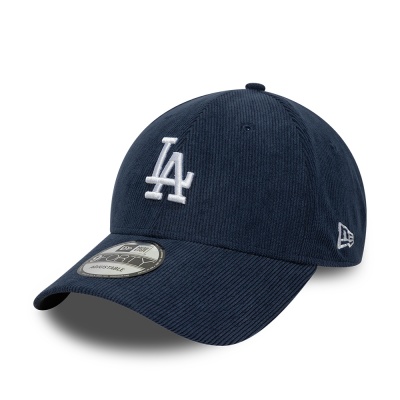 Keps - New Era Los Angeles Dodgers 9FORTY Corduroy (blå)