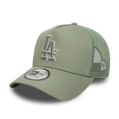 Keps - New Era Los Angeles Dodgers 9FORTY E-Frame Trucker (pastellgrön)