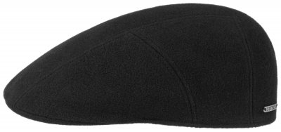 Gubbkeps / Flat cap - Stetson Andover Wool/Cashmere (svart)