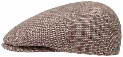 Gubbkeps / Flat cap - Stetson Kent Wool/Linen (brun)