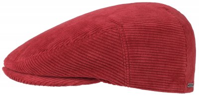 Gubbkeps / Flat cap - Stetson Kent Cord (röd)