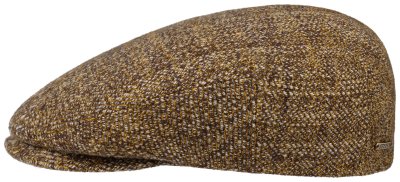 Gubbkeps / Flat cap - Stetson Rocklin Flat Cap (rostbrun)