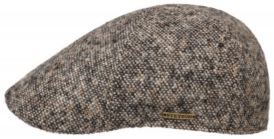 Gubbkeps / Flat cap - Stetson Texas Donegal Tweed (beige-svart)