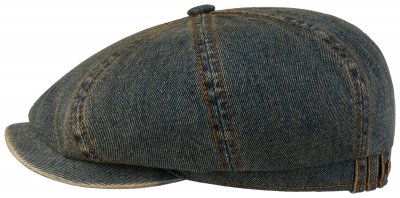 Gubbkeps / Flat cap - Stetson Hatteras Denim (blå)