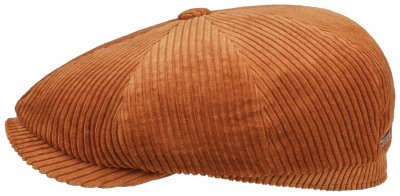 Gubbkeps / Flat cap - Stetson Hatteras Cord (orange)